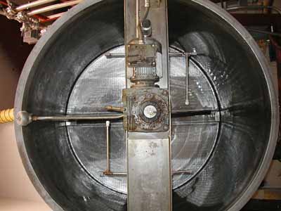 [View of clean mash tun]