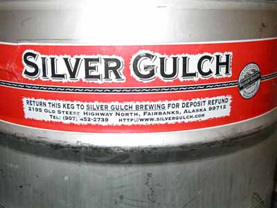 [View of Silver Gulchkeg label]