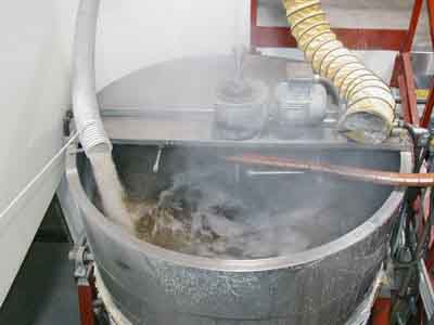 [View of mash-in]