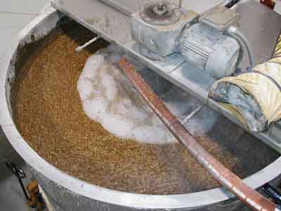 [View of spinnning mash]