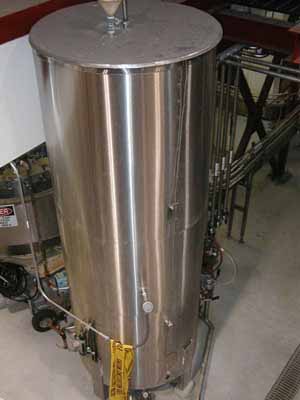 [View of the sparge tank]